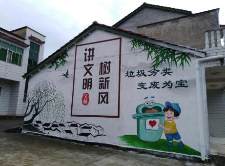 关岭墙绘是现在流行的墙体广告
